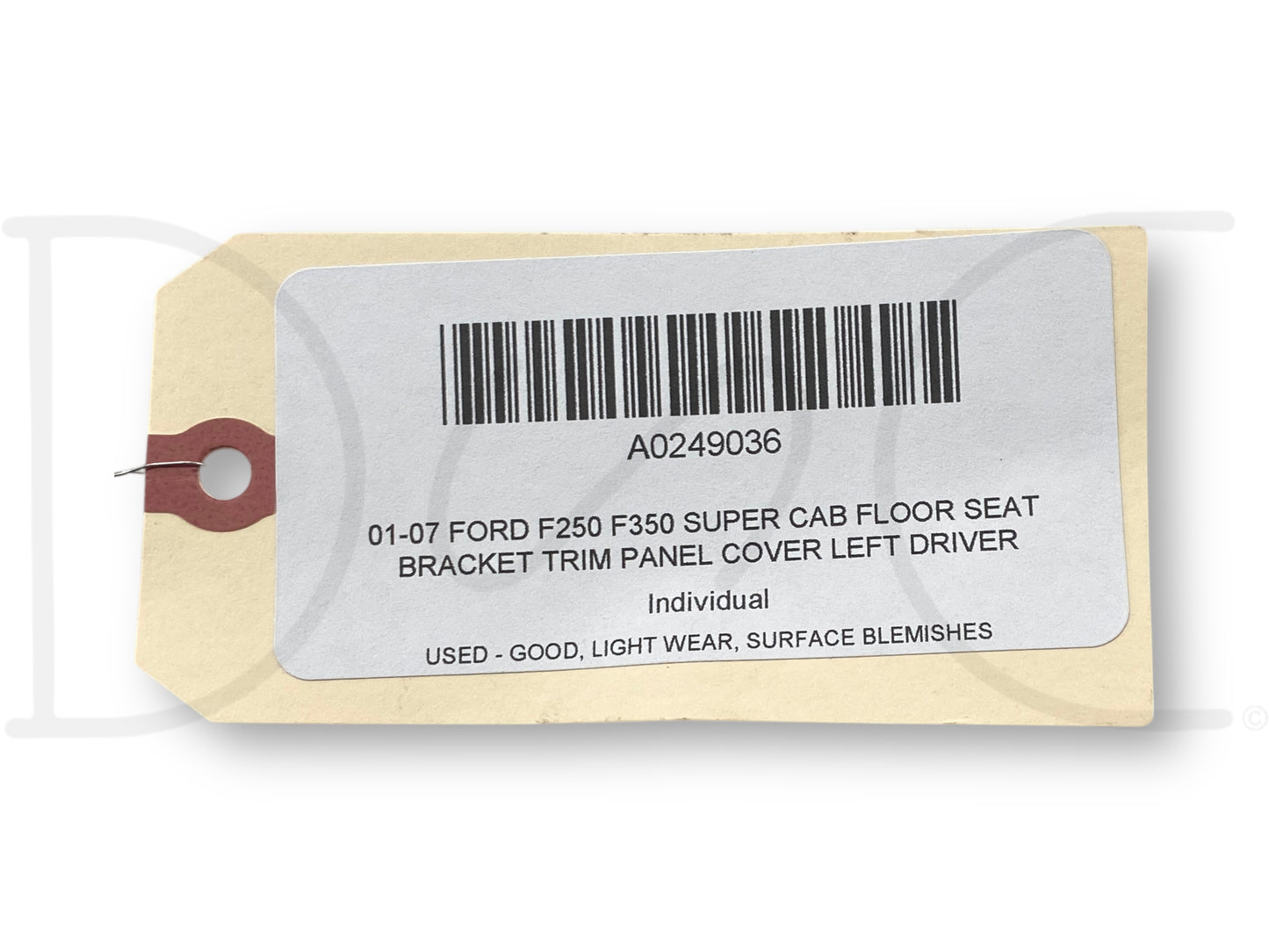 01-07 Ford F250 F350 Super Cab Floor Seat Bracket Trim Panel Cover Left Driver