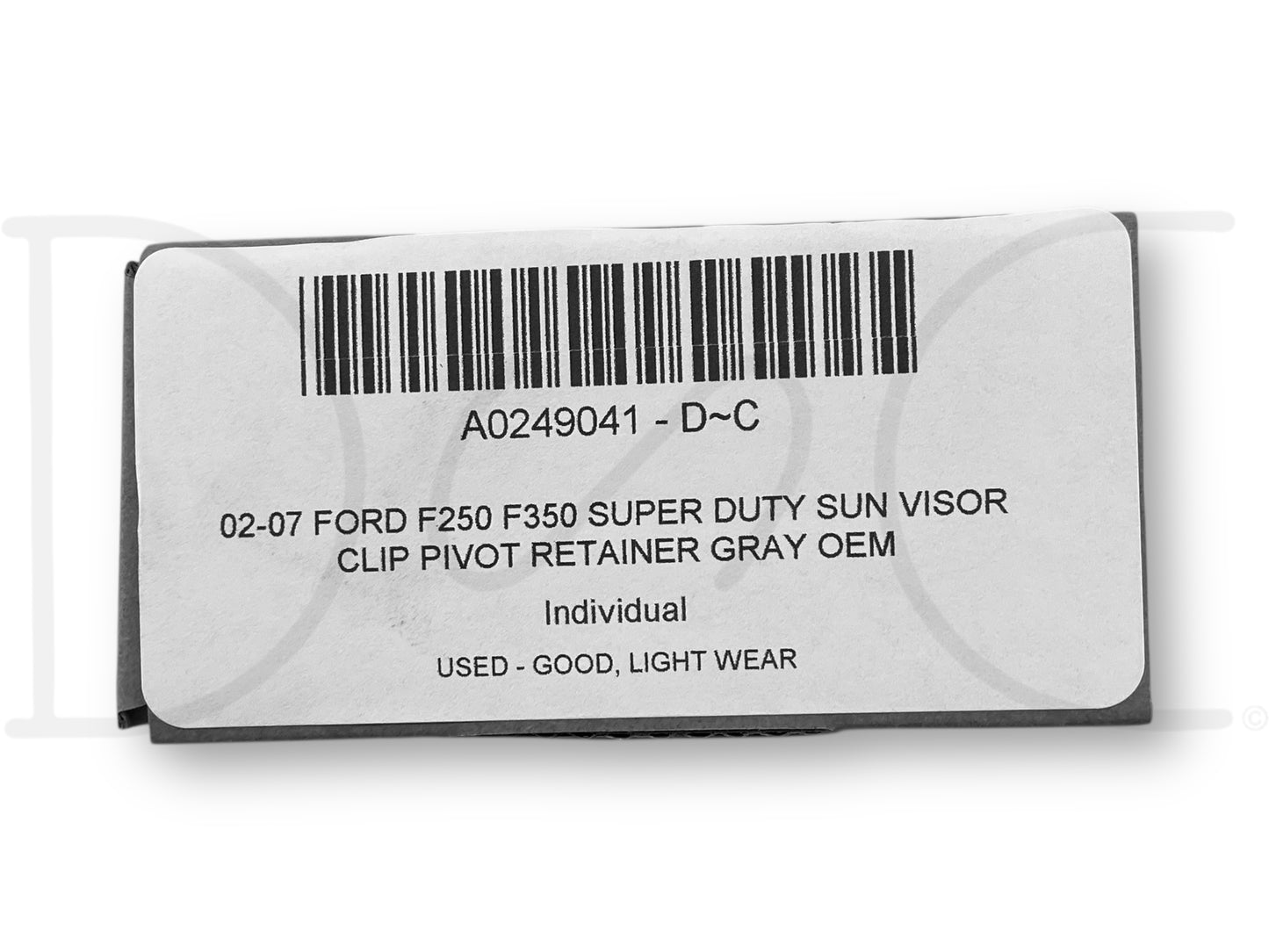 02-07 Ford F250 F350 Super Duty Sun Visor Clip Pivot Retainer Gray OEM
