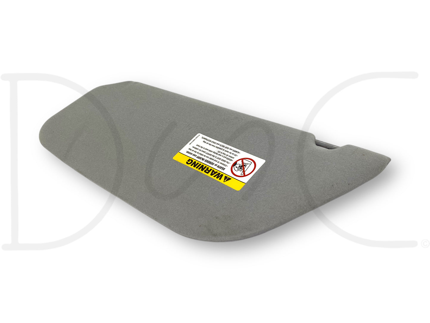 02-07 Ford F250 F350 RH Right Passenger Sun Visor Gray W/ Mirror OEM