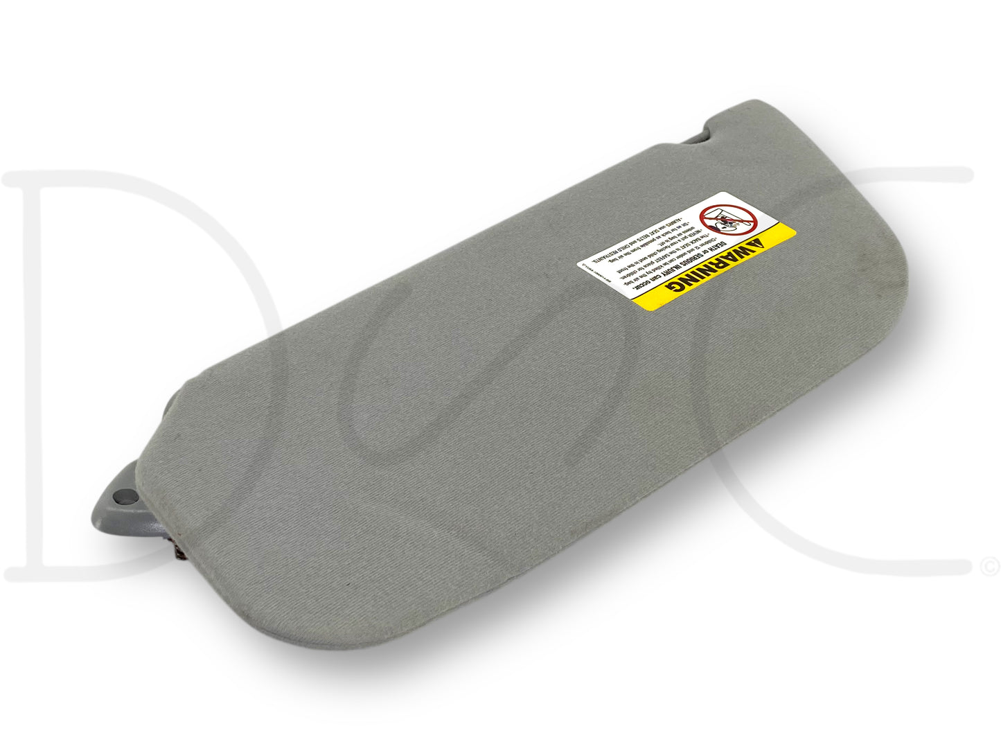 02-07 Ford F250 F350 RH Right Passenger Sun Visor Gray W/ Mirror OEM