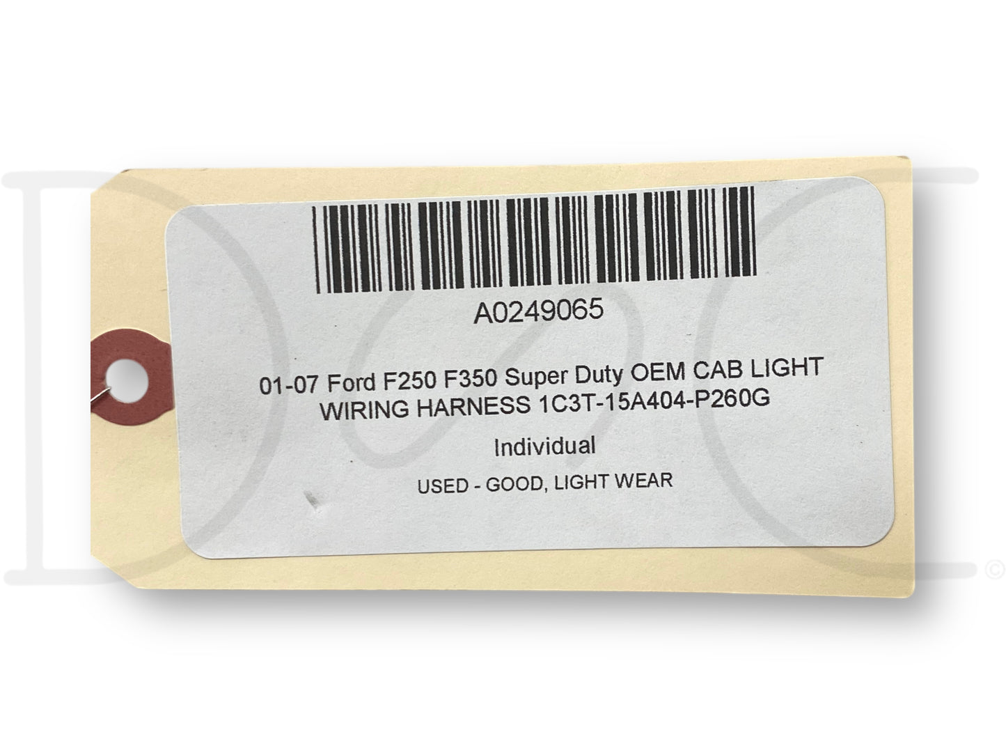 01-07 Ford F250 F350 Super Duty OEM Cab Light Wiring Harness 1C3T-15A404-P260G