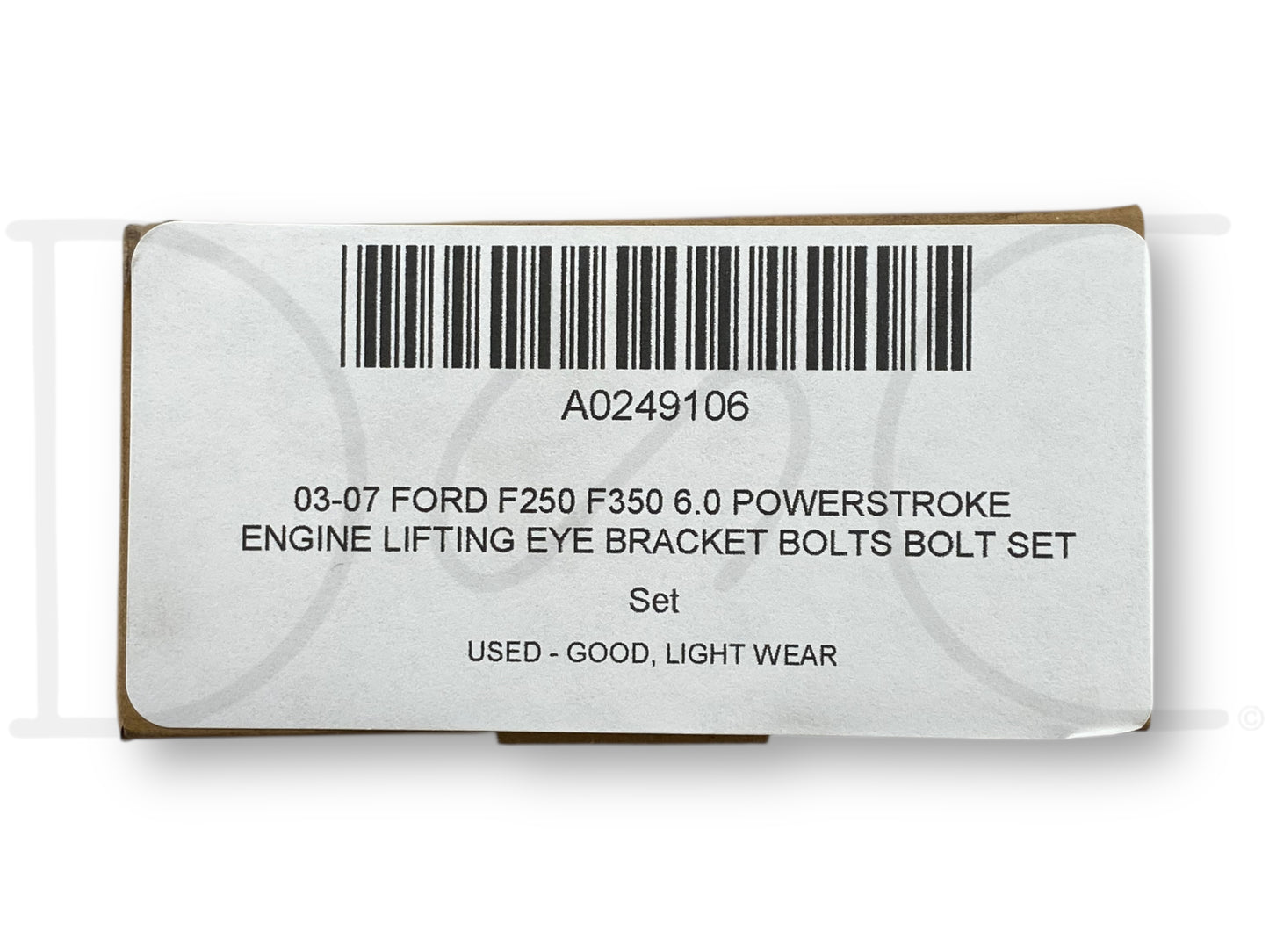 03-07 Ford F250 F350 6.0 Powerstroke Engine Lifting Eye Bracket Bolts Bolt Set