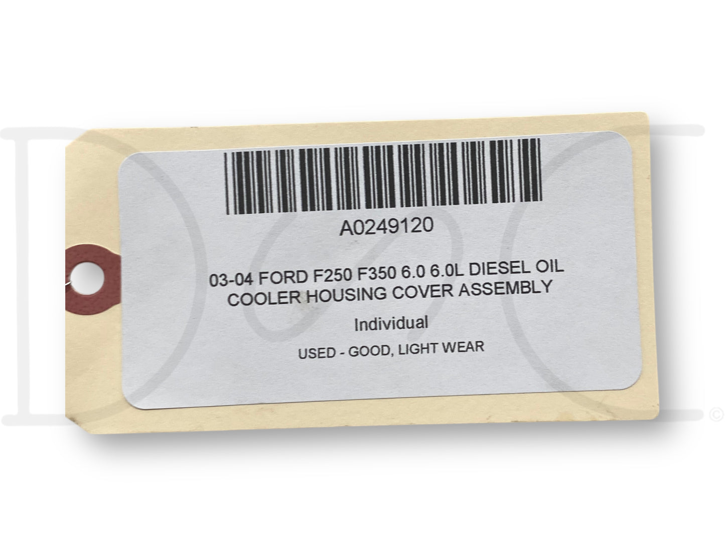 03-04 Ford F250 F350 6.0 6.0L Diesel Oil Cooler Housing Cover Assembly