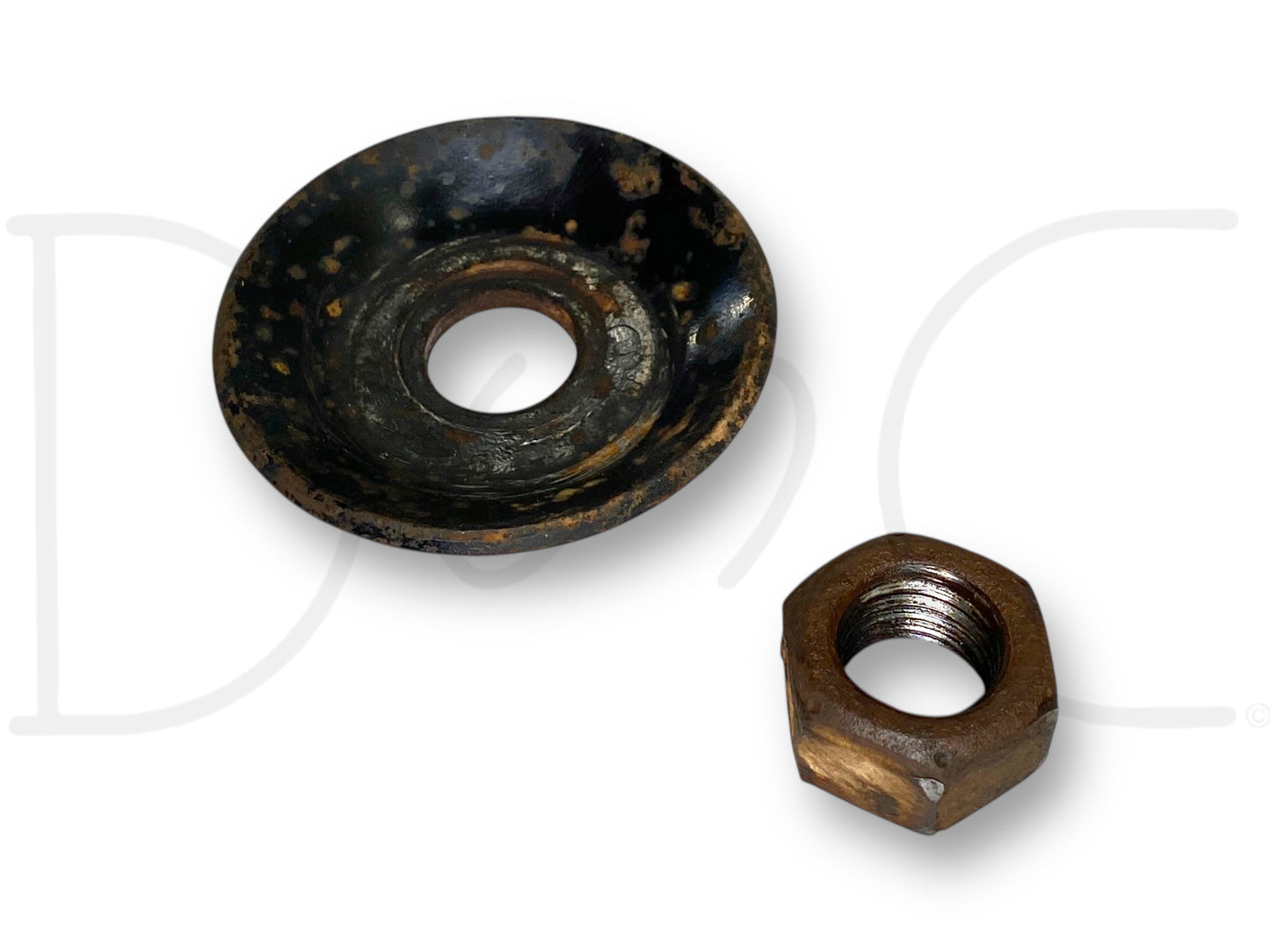 99-07 Ford F250 F350 Lower Coil Spring Retainer Washer W/ Nut 2WD