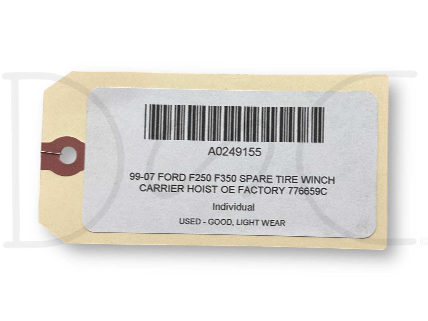 99-07 Ford F250 F350 Spare Tire Winch Carrier Hoist OE Factory 776659C