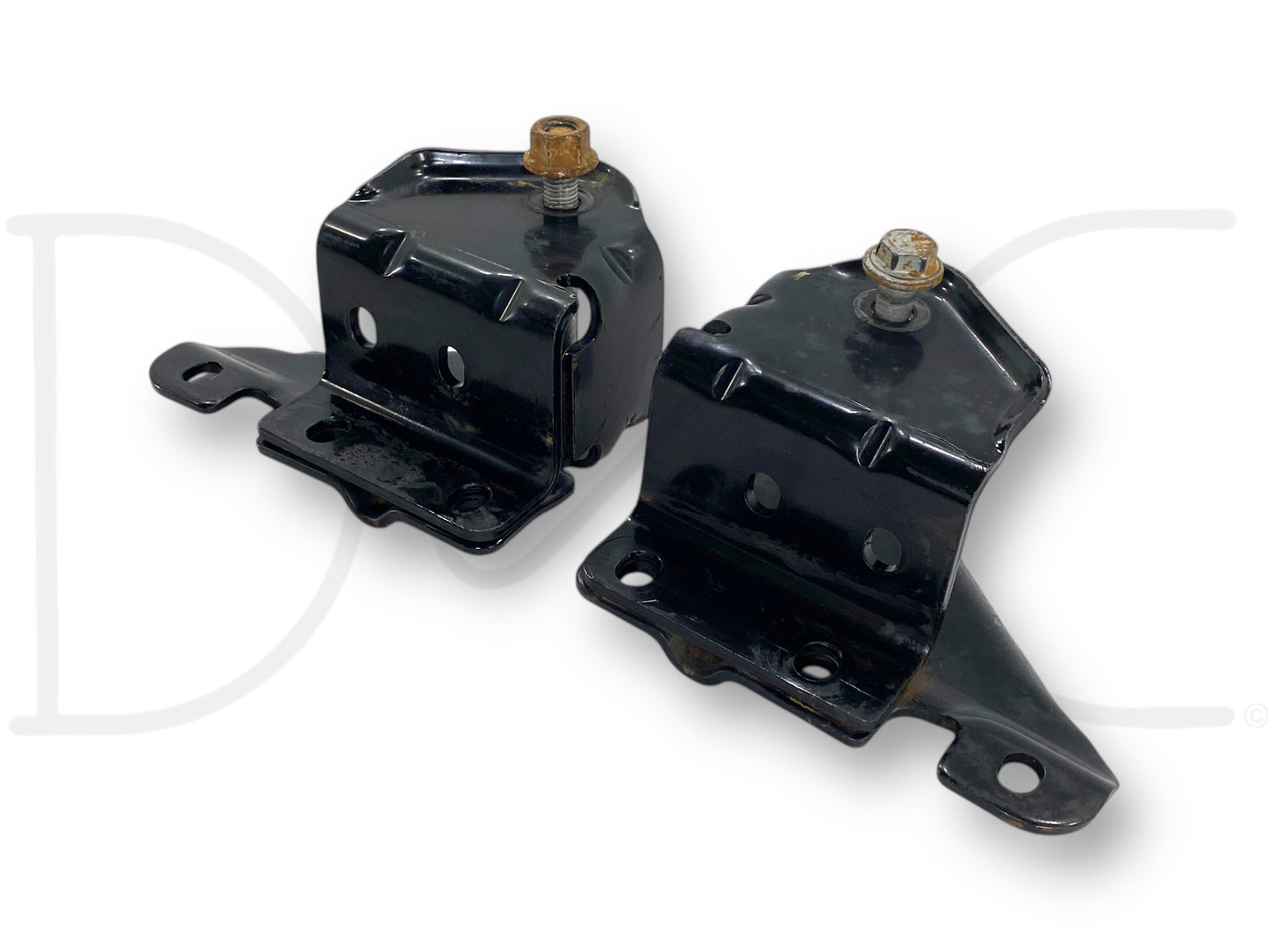 99-04 Ford F250 F350 2WD Radius Arm Bracket Set OE Brackets Frame Mounts