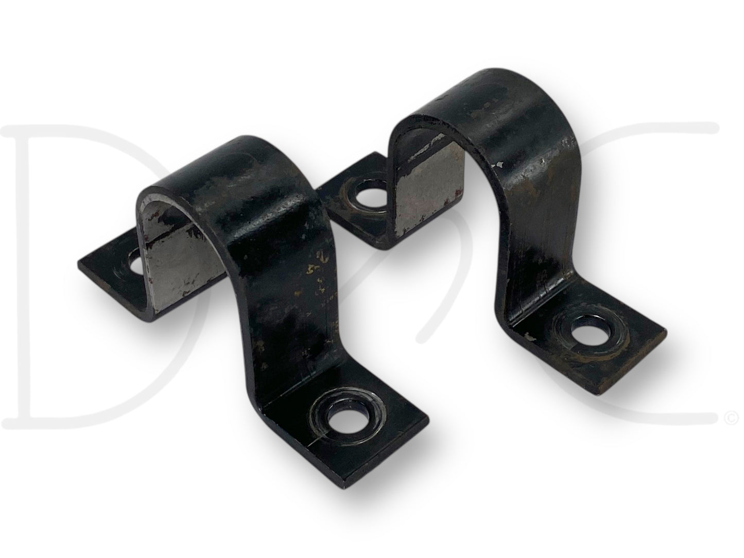 99-04 Ford F250 F350 2WD Front Axle Sway Bar Bushing Brackets Bracket Set OE
