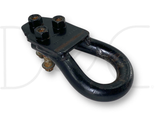 00-07 Ford F250 F350 Tow Hook Recovery Loop Black W/ Bolts 1C34-17A954-Aa