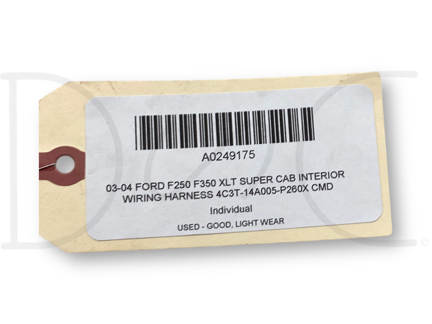 03-04 Ford F250 F350 XLT Super Cab Interior Wiring Harness 4C3T-14A005-P260X Cmd
