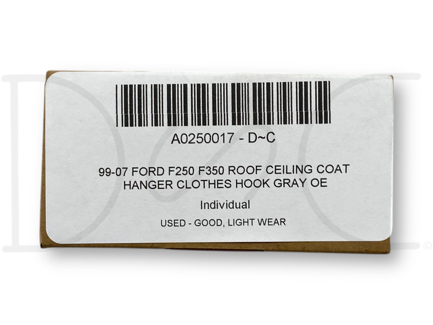 99-07 Ford F250 F350 Roof Ceiling Coat Hanger Clothes Hook Gray OE