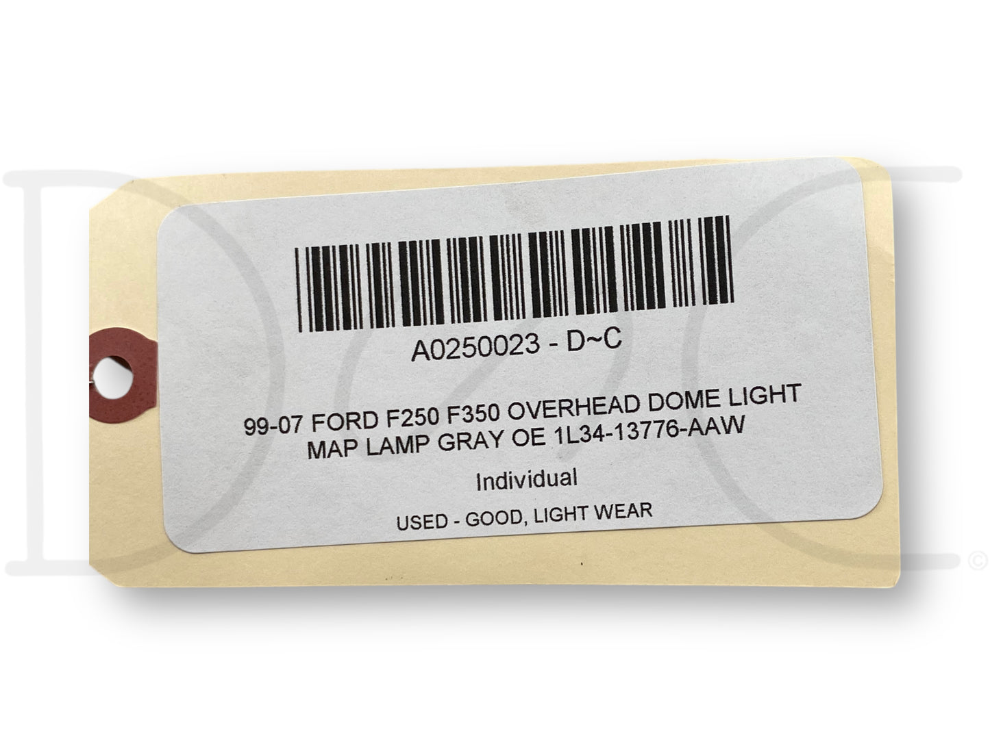 99-07 Ford F250 F350 Overhead Dome Light Map Lamp Gray OE 1L34-13776-Aaw