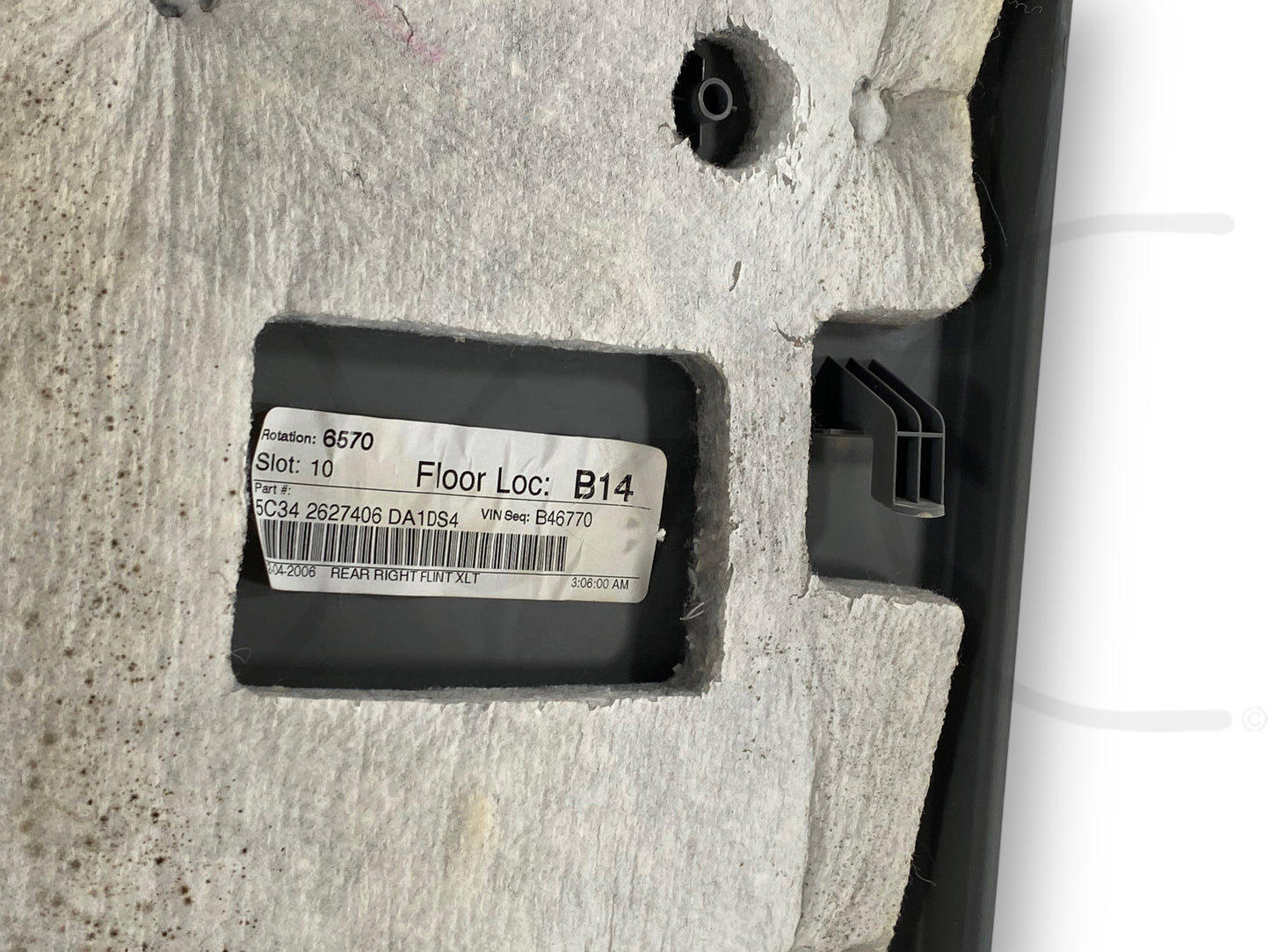 99-07 Ford F250 F350 XLT RH Right Passenger Rear Door Panel Power Gray OE