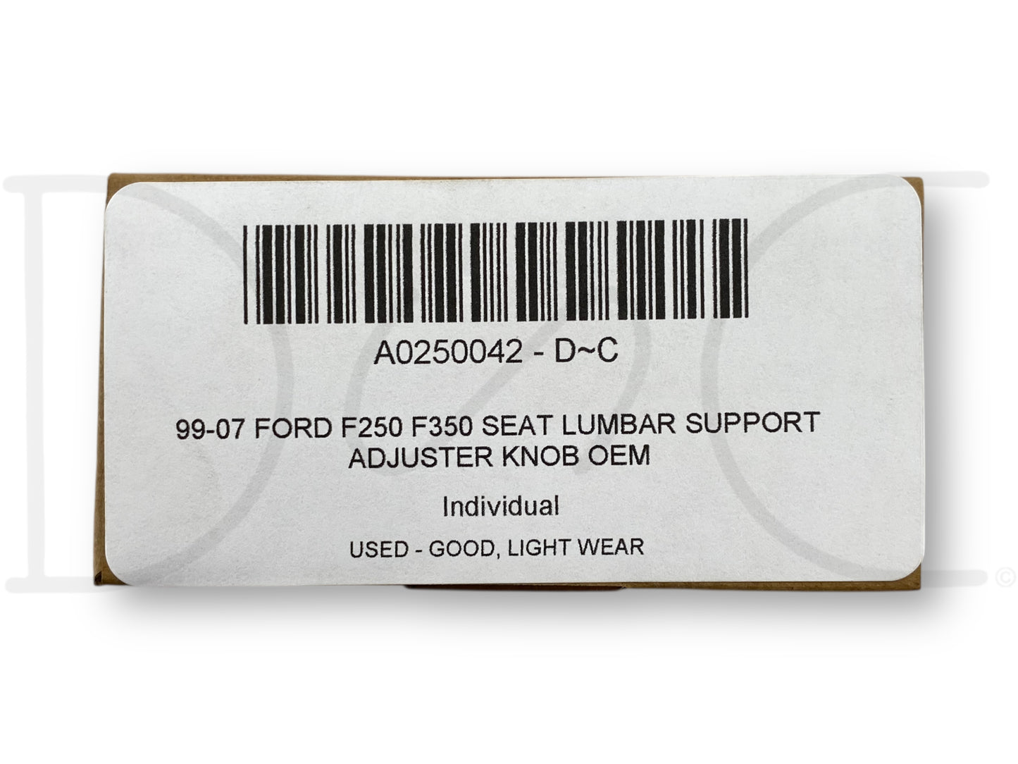 99-07 Ford F250 F350 Seat Lumbar Support Adjuster Knob OEM