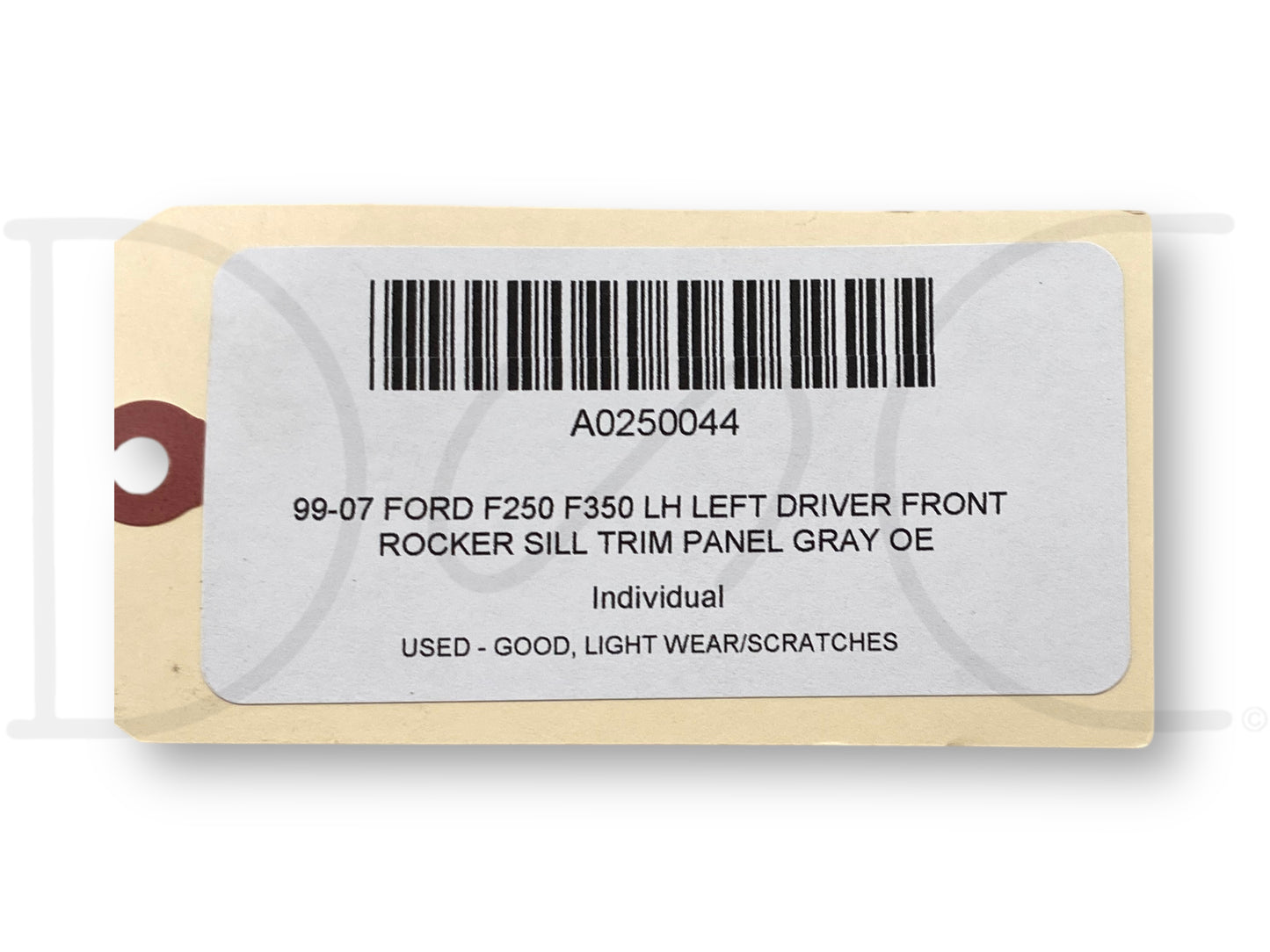 99-07 Ford F250 F350 LH Left Driver Front Rocker Sill Trim Panel Gray OE