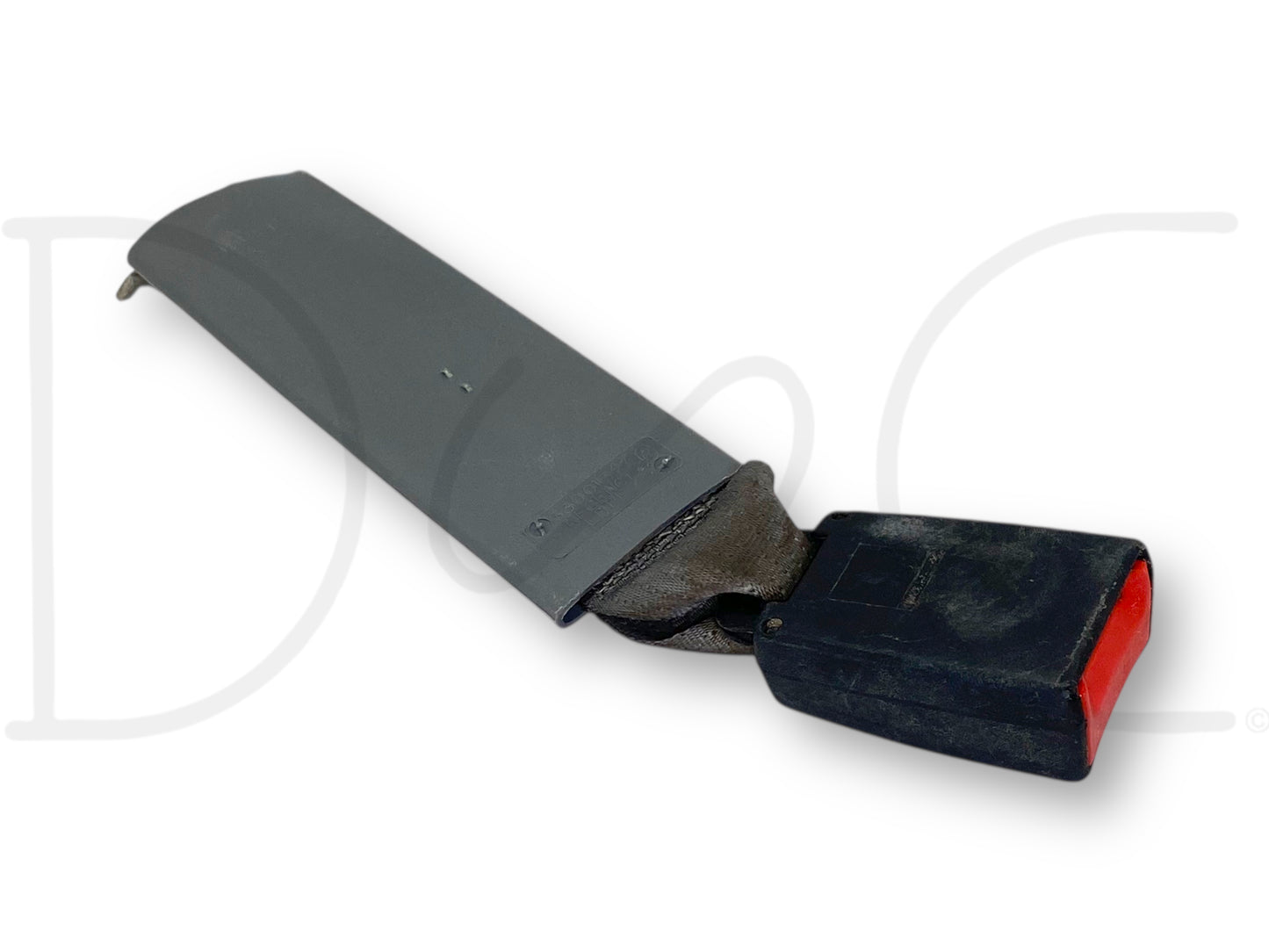 01-07 Ford F250 F350 Front Center Seat Belt Seatbelt Latch Buckle Gray OEM