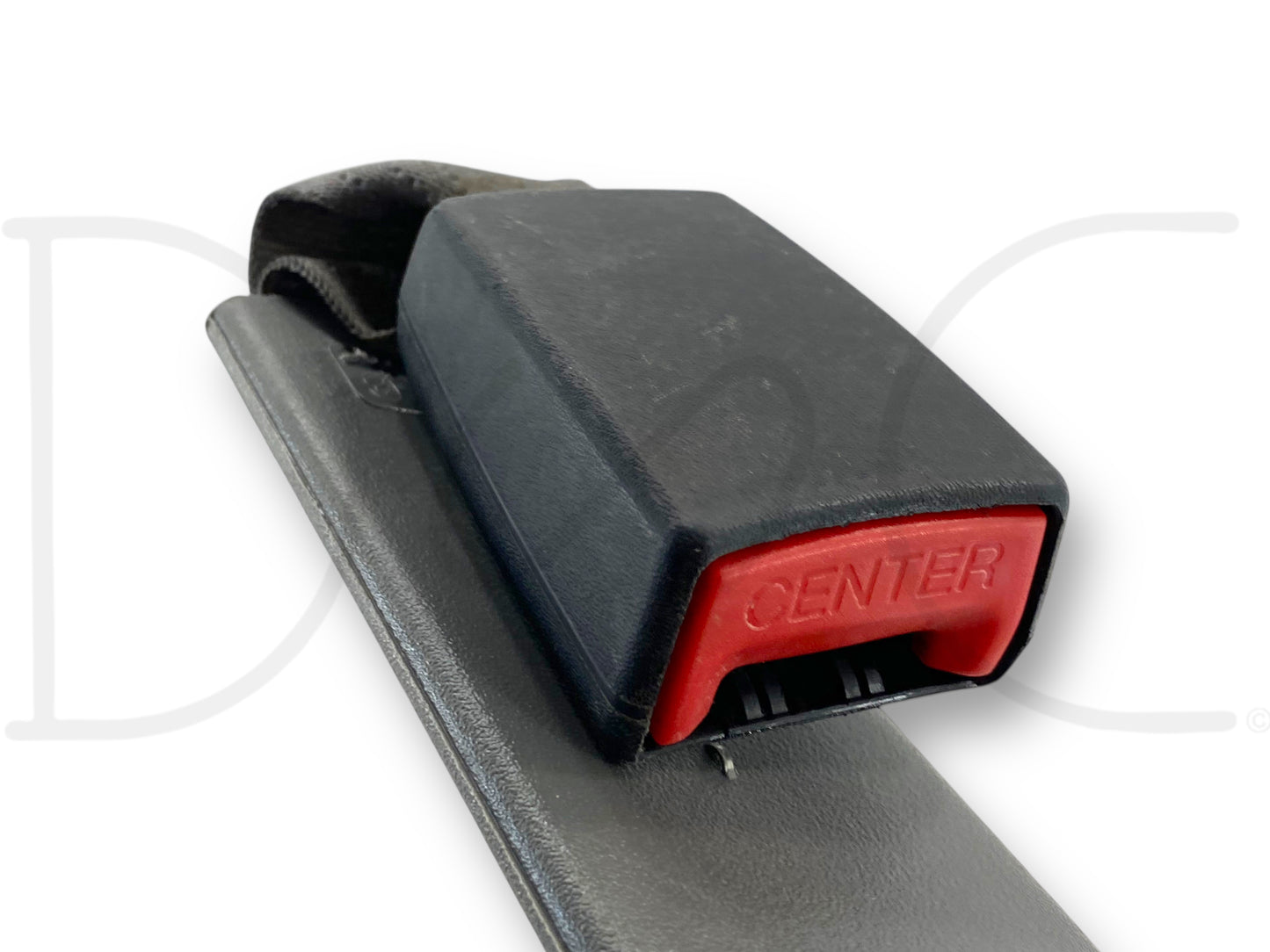 01-07 Ford F250 F350 Front Center Seat Belt Seatbelt Latch Buckle Gray OEM