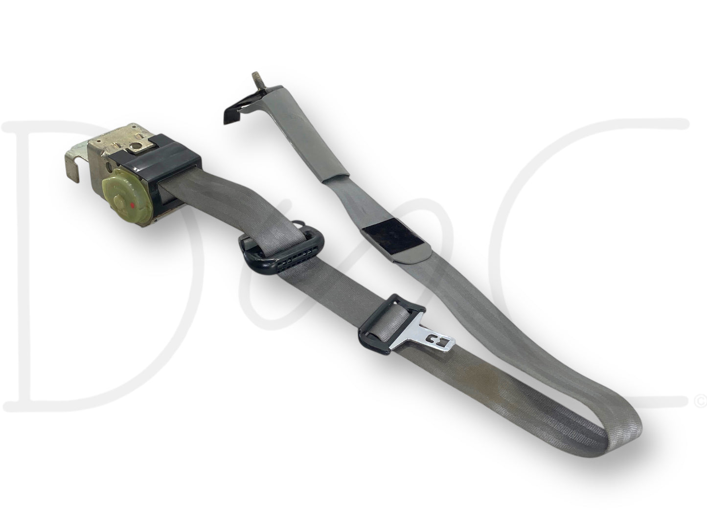 05-07 Ford F250 F350 Crew Cab RH Right Passenger Rear Seat Belt Seatbelt Gray