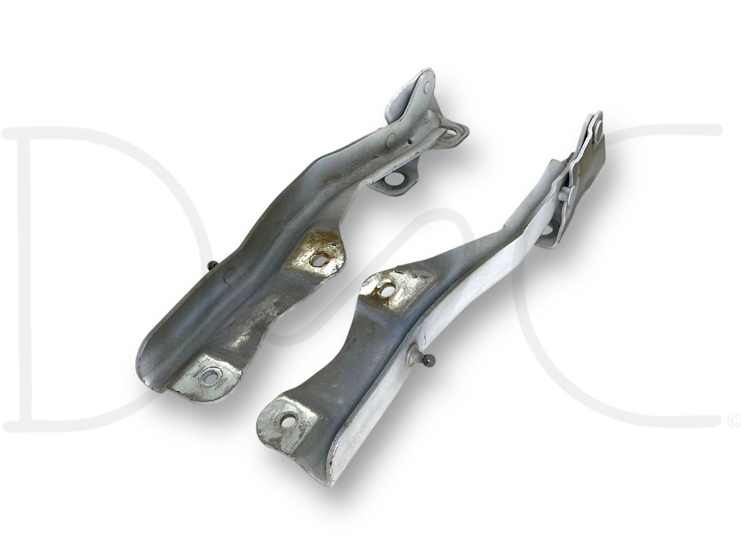 99-07 Ford F250 F350 Super Duty Hood Hinge Set White Hood Hinges OE RH LH Pair