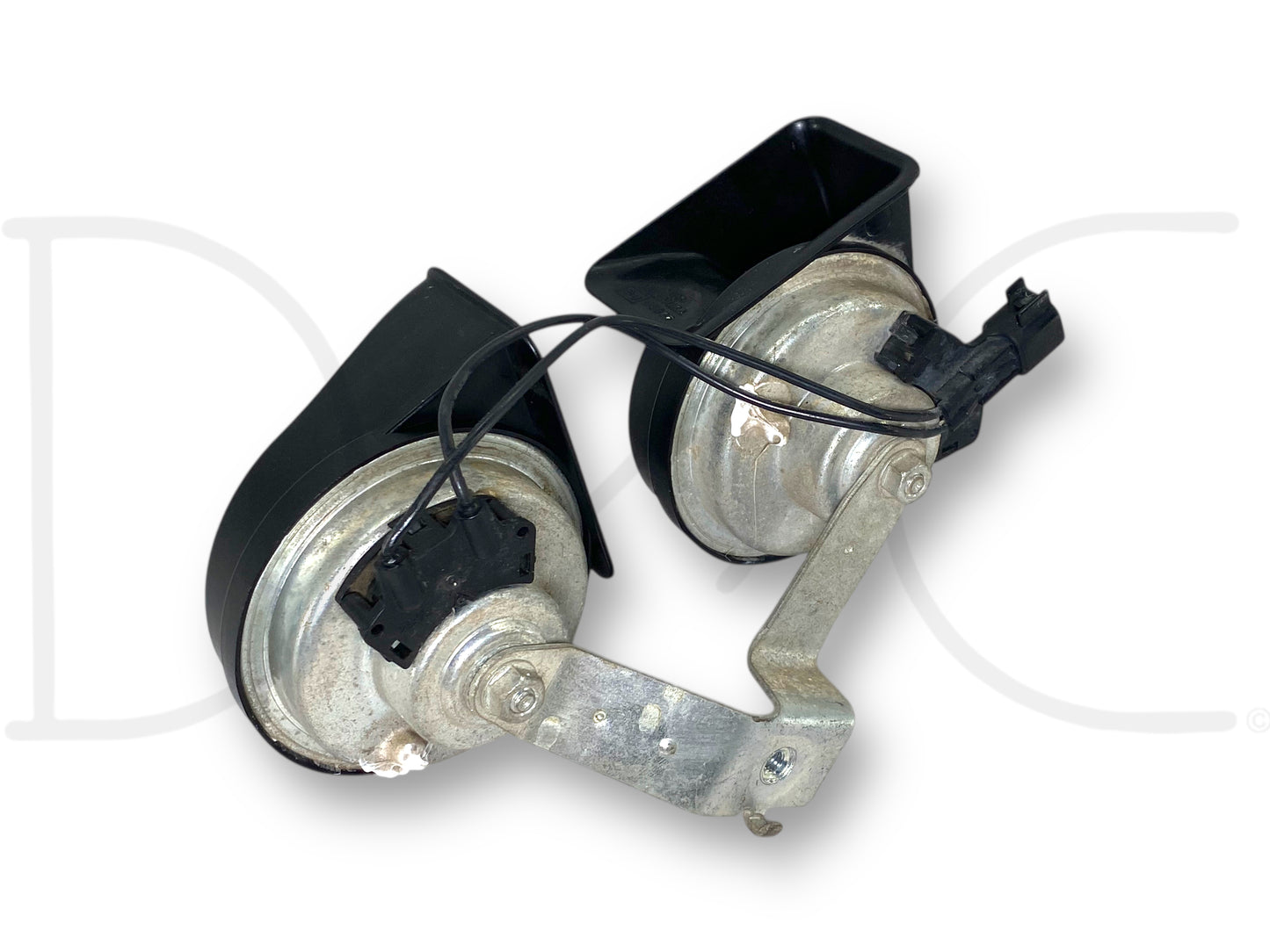 05-07 Ford F250 F350 Super Duty Horn Pair OEM Dual Note Horns