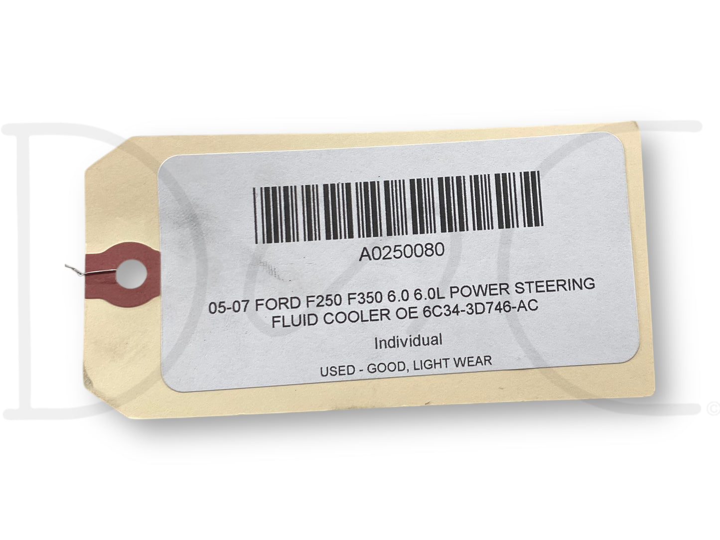05-07 Ford F250 F350 6.0 6.0L Power Steering Fluid Cooler OE 6C34-3D746-AC