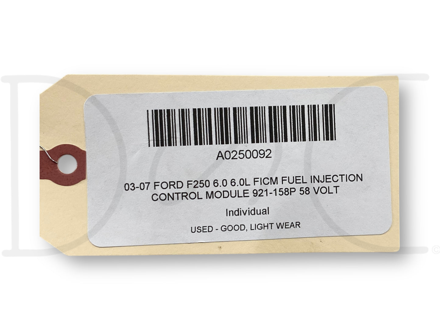 03-07 Ford F250 6.0 6.0L FICM Fuel Injection Control Module 921-158P 58 Volt
