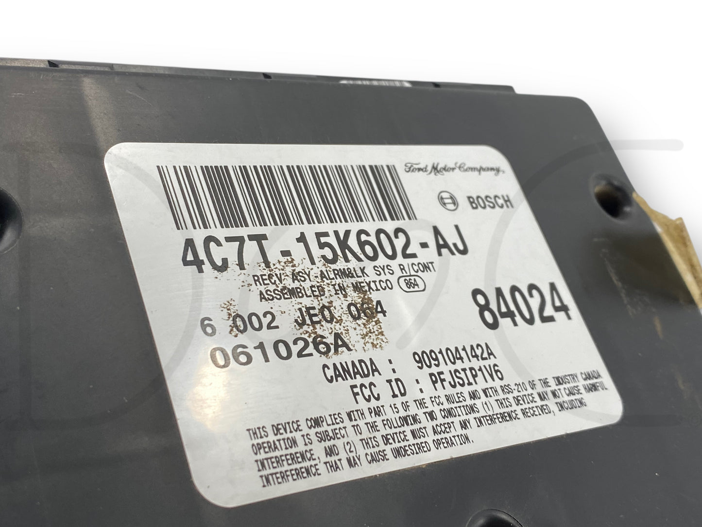 04-07 Ford F250 F350 Anti Theft Keyless Body Computer Module 4C7T-15K602-Aj