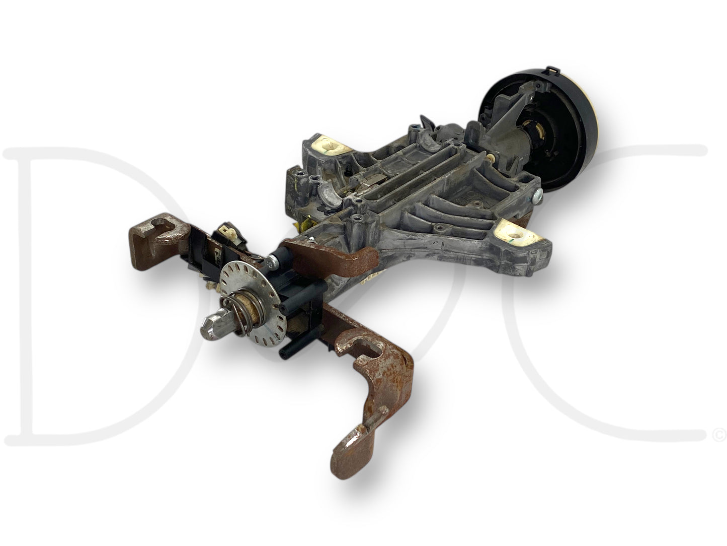 05-07 Ford F250 F350 Tilt Steering Column Auto Trans W/ Key & Clockspring OE