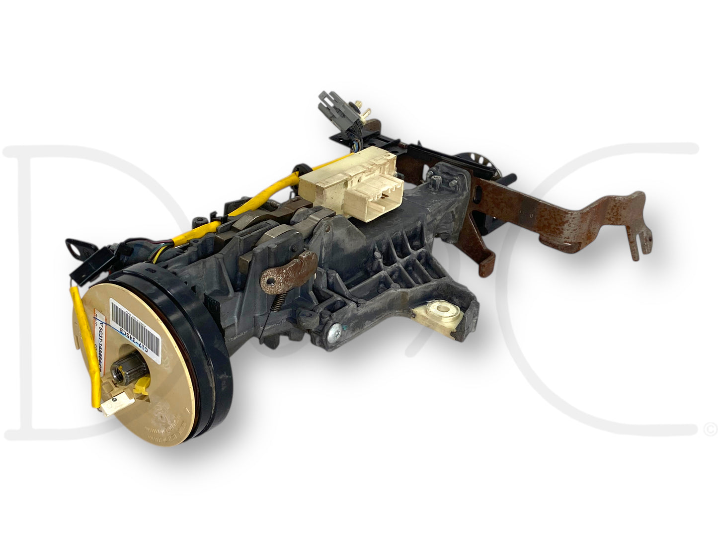 05-07 Ford F250 F350 Tilt Steering Column Auto Trans W/ Key & Clockspring OE