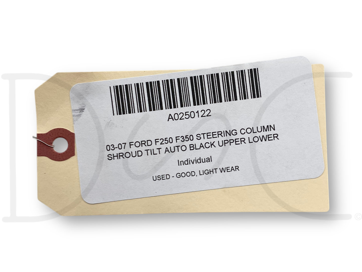 03-07 Ford F250 F350 Steering Column Shroud Tilt Auto Black Upper Lower