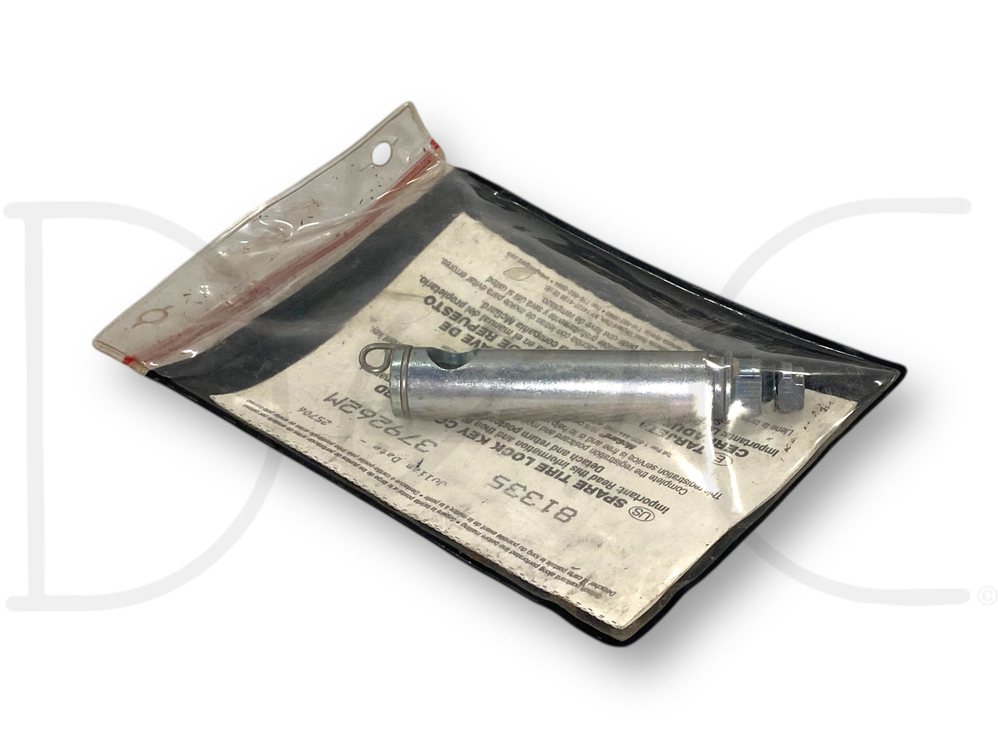 Ford F250 F350 Spare Tire Lock Key And Code Card OE 6C34-1A380-Aa