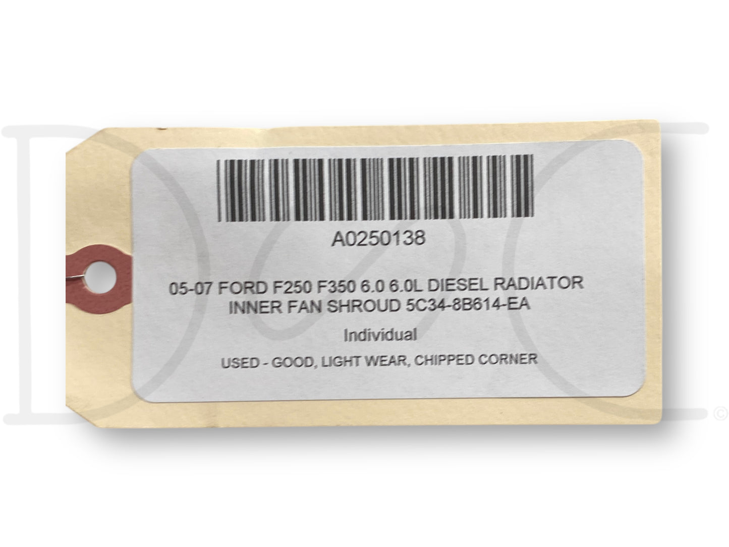 05-07 Ford F250 F350 6.0 6.0L Diesel Radiator Inner Fan Shroud 5C34-8B614-Ea