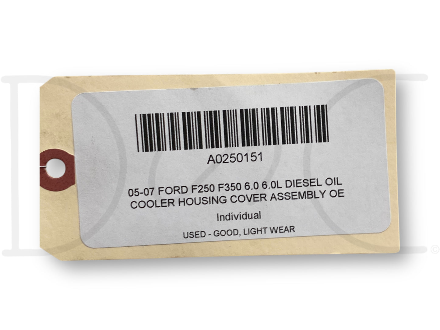 05-07 Ford F250 F350 6.0 6.0L Diesel Oil Cooler Housing Cover Assembly OE