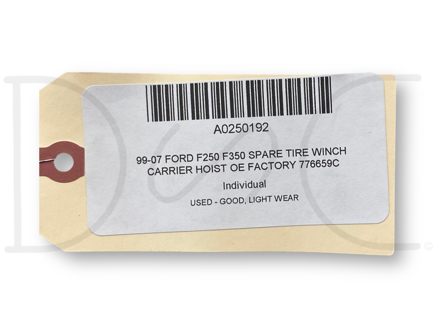 99-07 Ford F250 F350 Spare Tire Winch Carrier Hoist OE Factory 776659C
