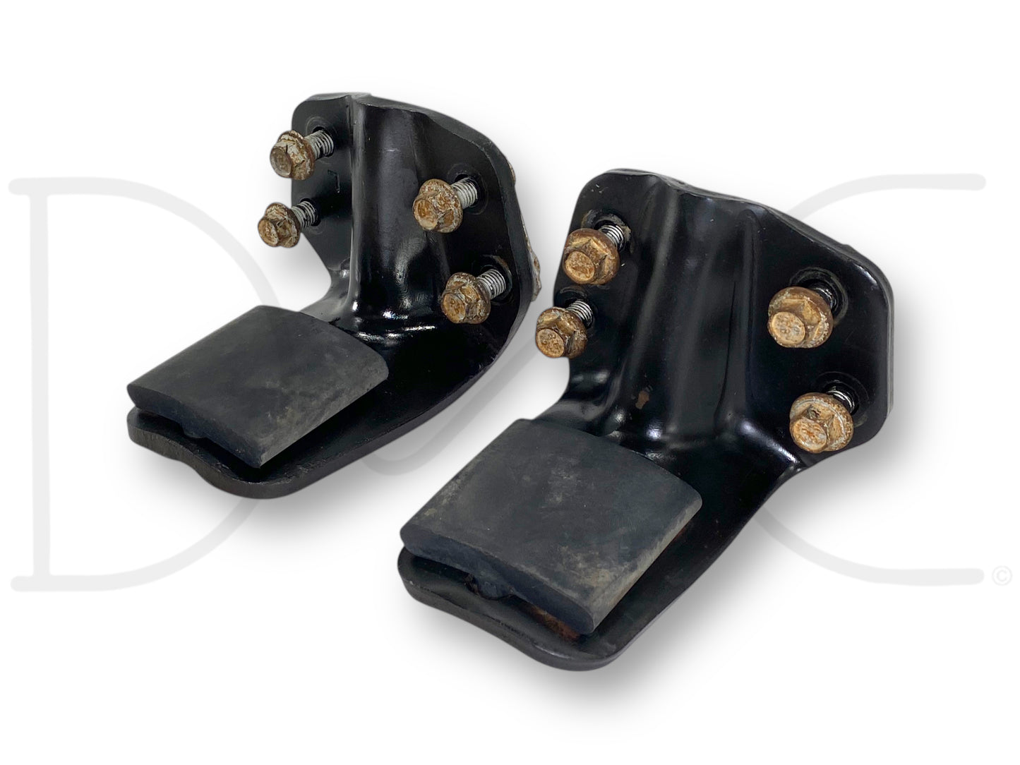 99-16 Ford F250 F350 Rear Auxiliary Leaf Spring Overload Bracket Set OE