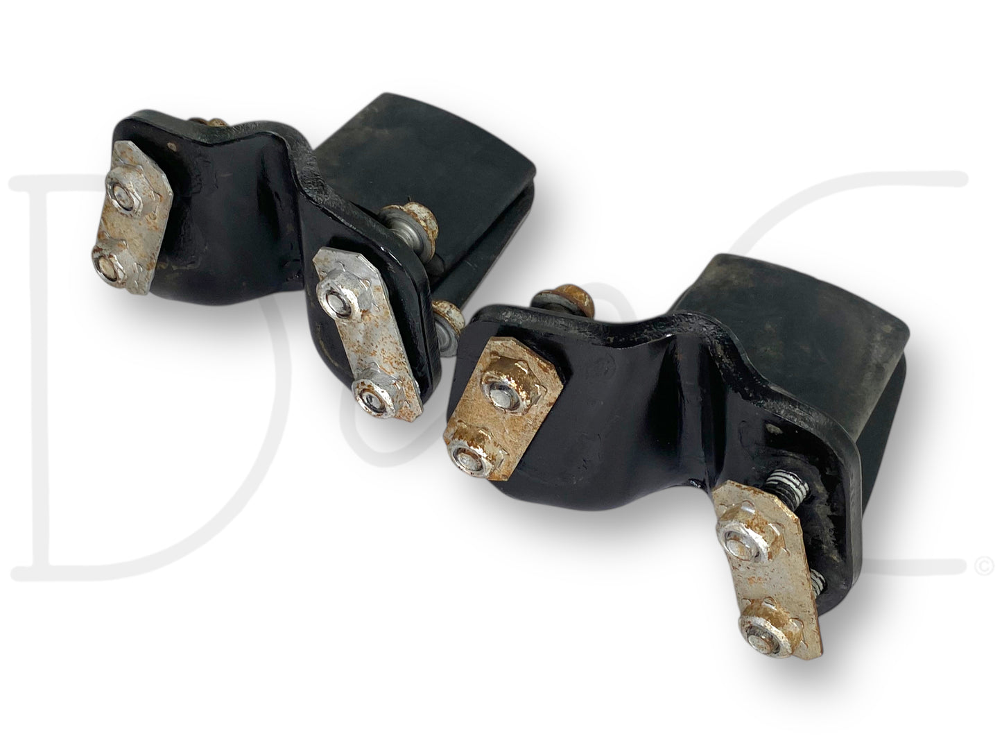 99-16 Ford F250 F350 Rear Auxiliary Leaf Spring Overload Bracket Set OE