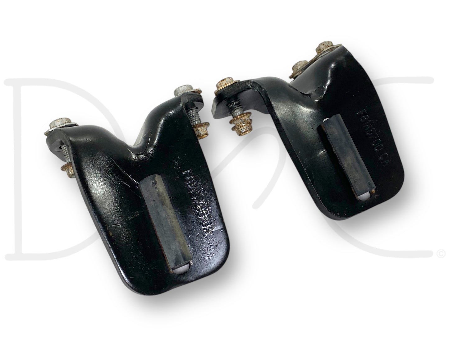 99-16 Ford F250 F350 Rear Auxiliary Leaf Spring Overload Bracket Set OE