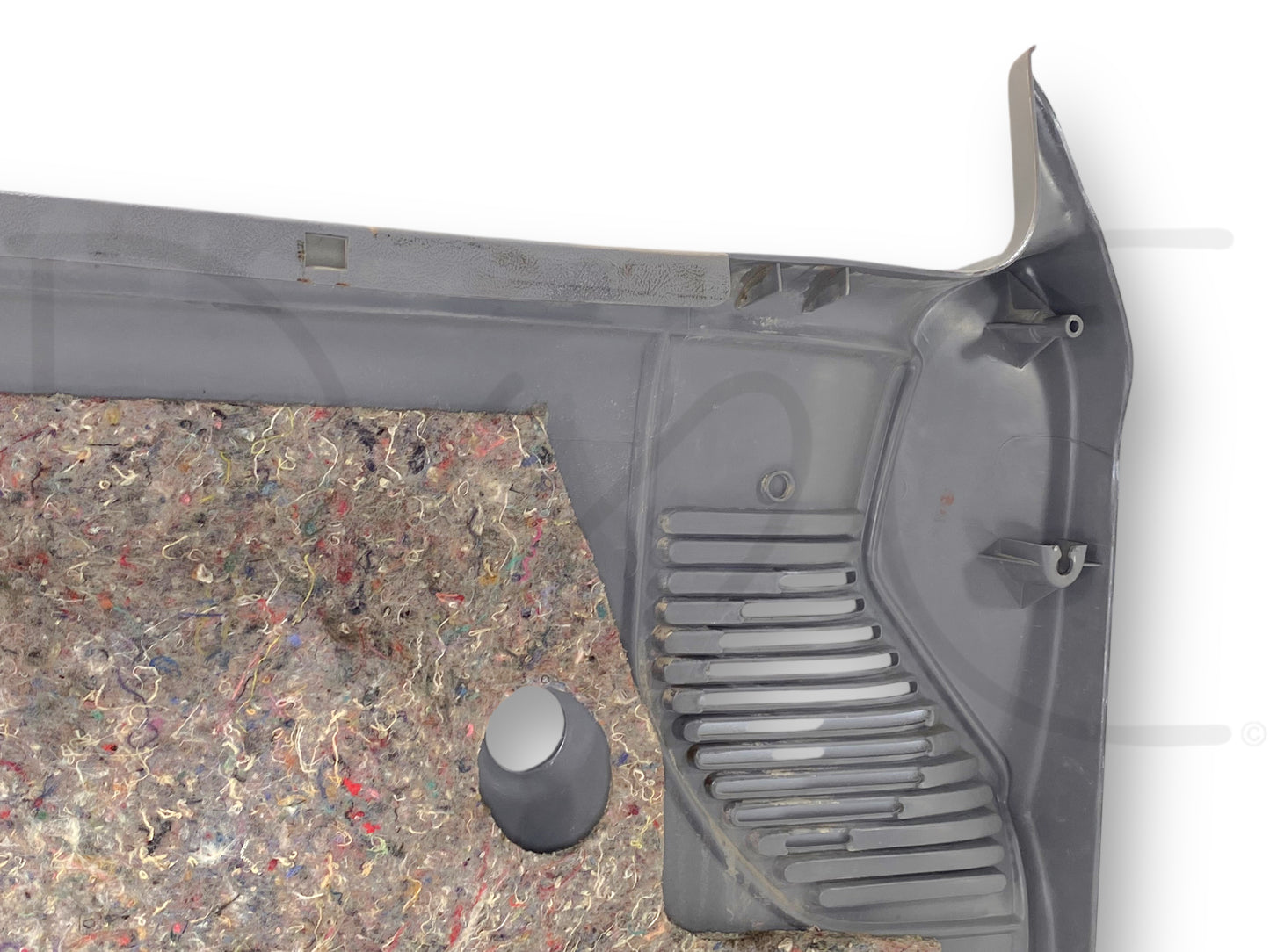 94-97 Ford F250 F350 XL RH Right Passenger Front Door Panel Manual Gray OE