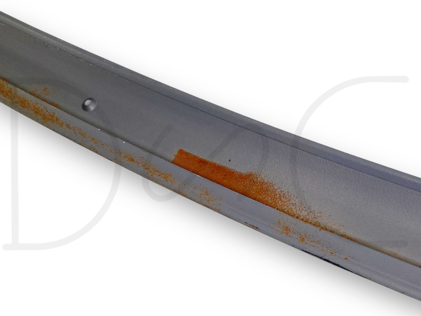 92-97 Ford F250 F350 Front Interior Headliner Molding Upper Trim Opal Gray