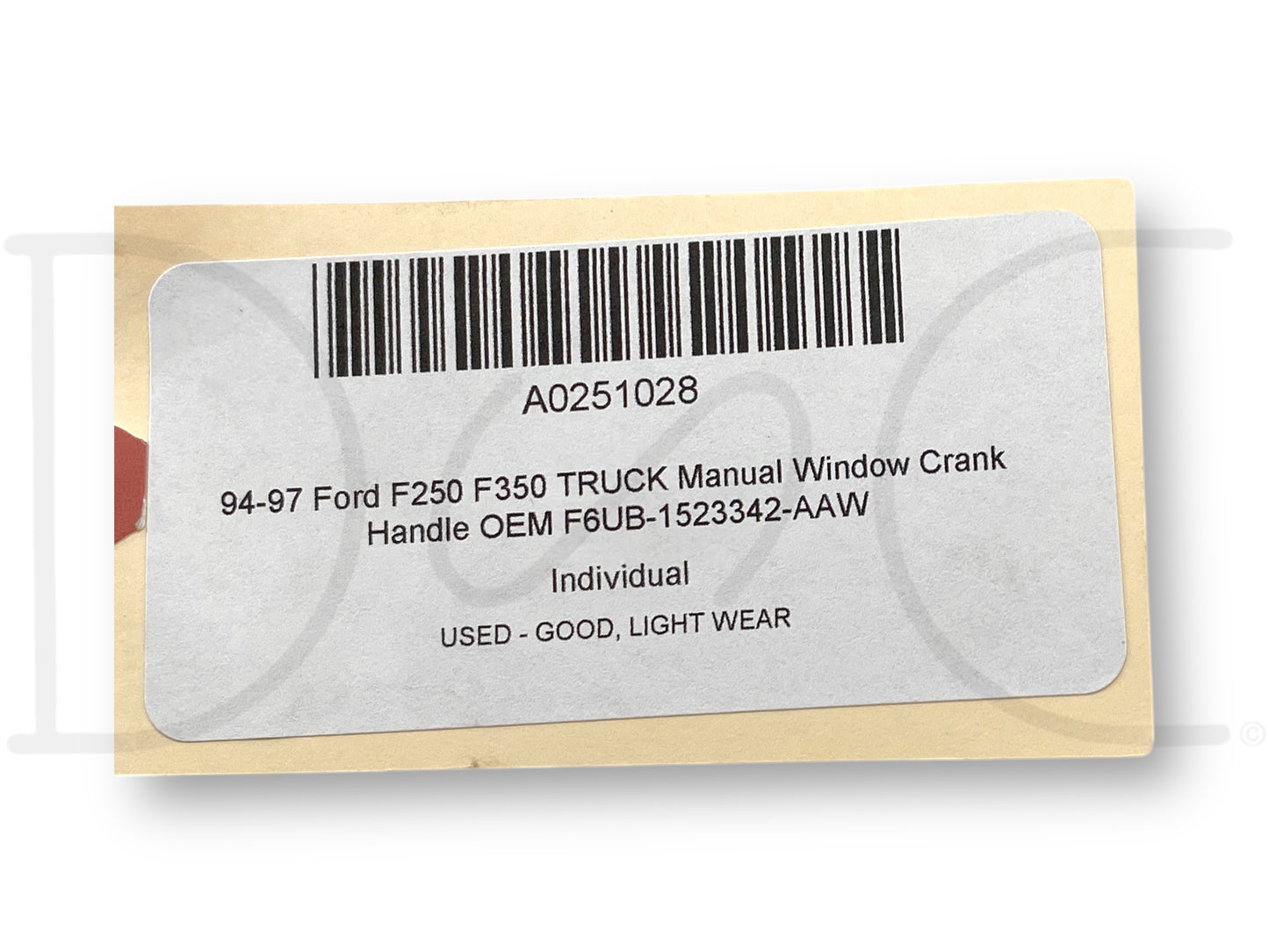 94-97 Ford F250 F350 Truck Manual Window Crank Handle OEM F6Ub-1523342-Aaw
