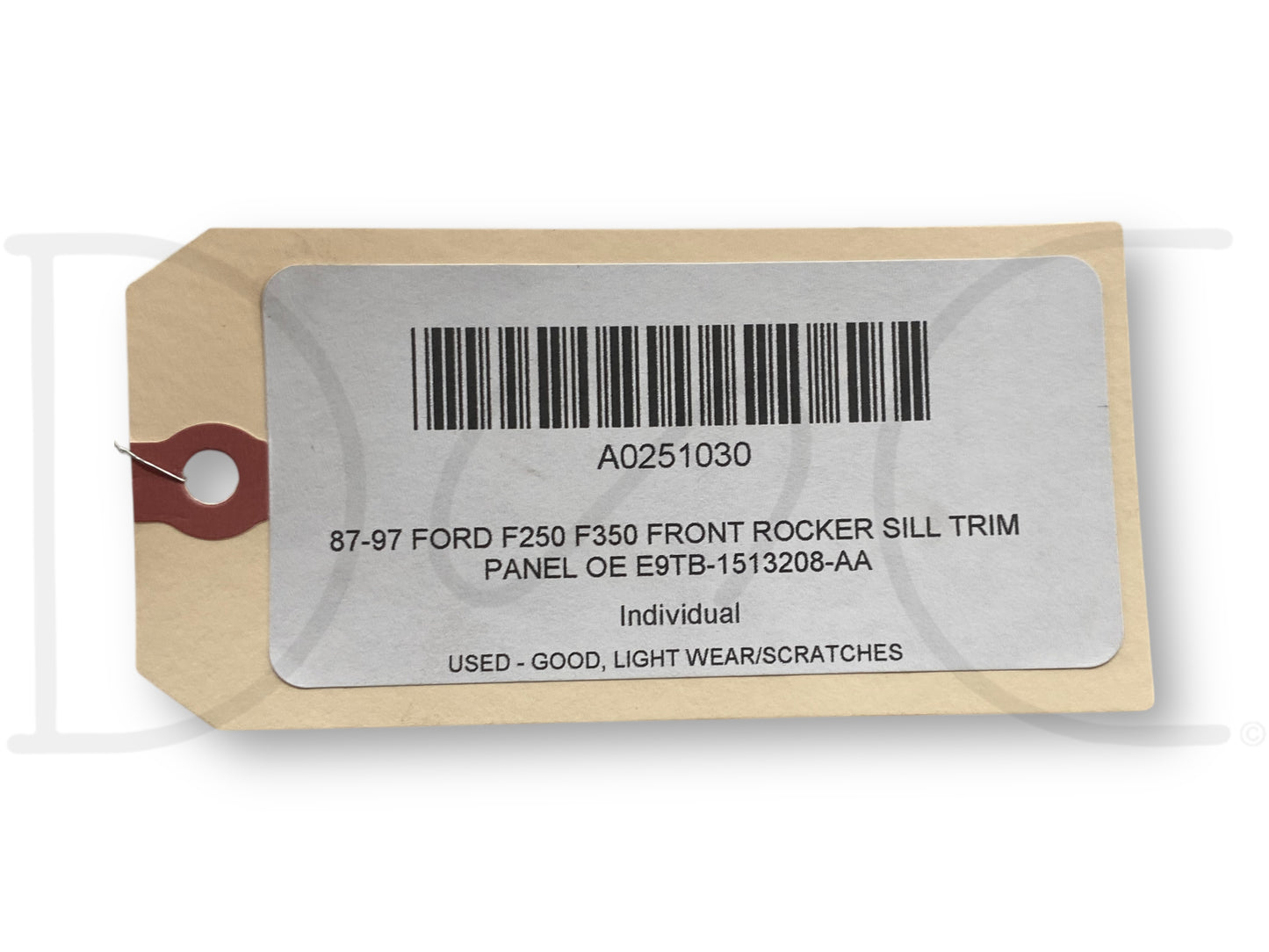 87-97 Ford F250 F350 Front Rocker Sill Trim Panel OE E9Tb-1513208-Aa