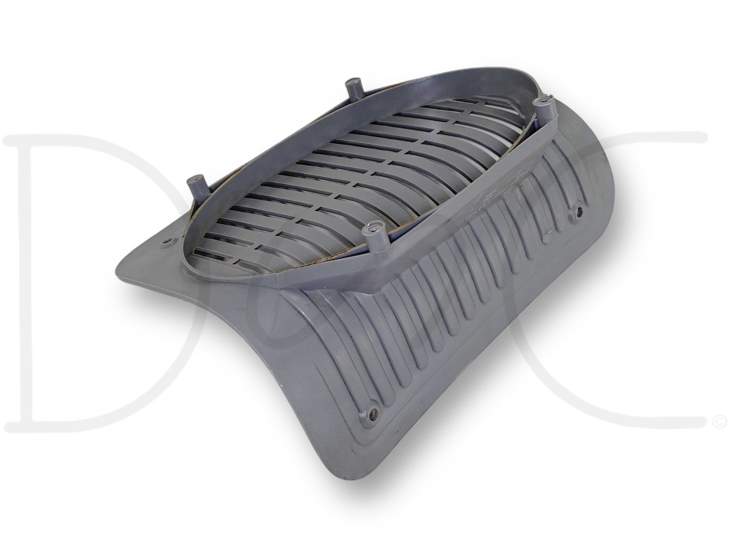92-97 Ford F250 F350 LH Left Driver Rear Speaker Grill Cover Opal Gray OEM