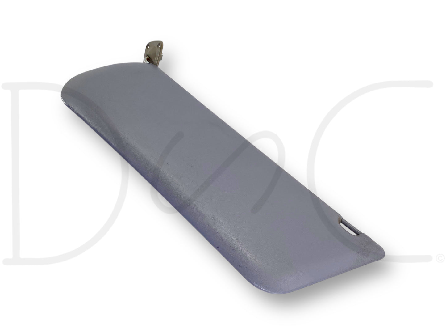 87-97 Ford F250 F350 LH Left Driver Sun Visor Gray Vinyl OEM