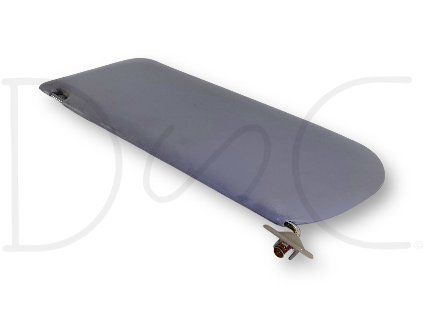 87-97 Ford F250 F350 LH Left Driver Sun Visor Gray Vinyl OEM
