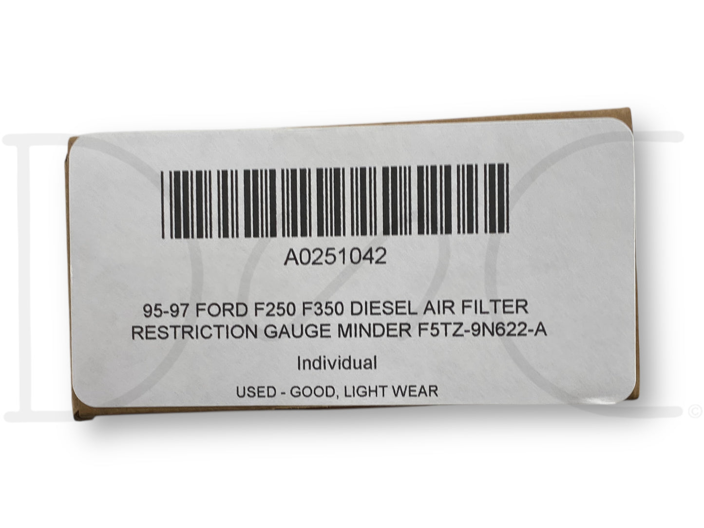 95-97 Ford F250 F350 Diesel Air Filter Restriction Gauge Minder F5Tz-9N622-A