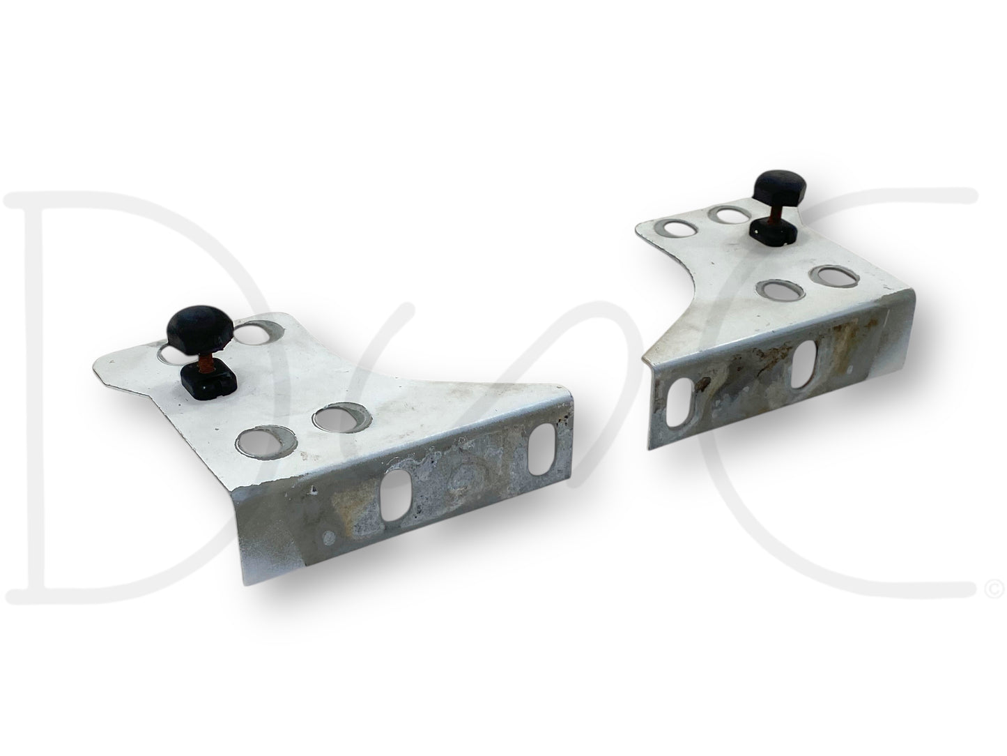 92-97 Ford F250 F350 Fender To Core Support Brackets OE Corner Bracket Set