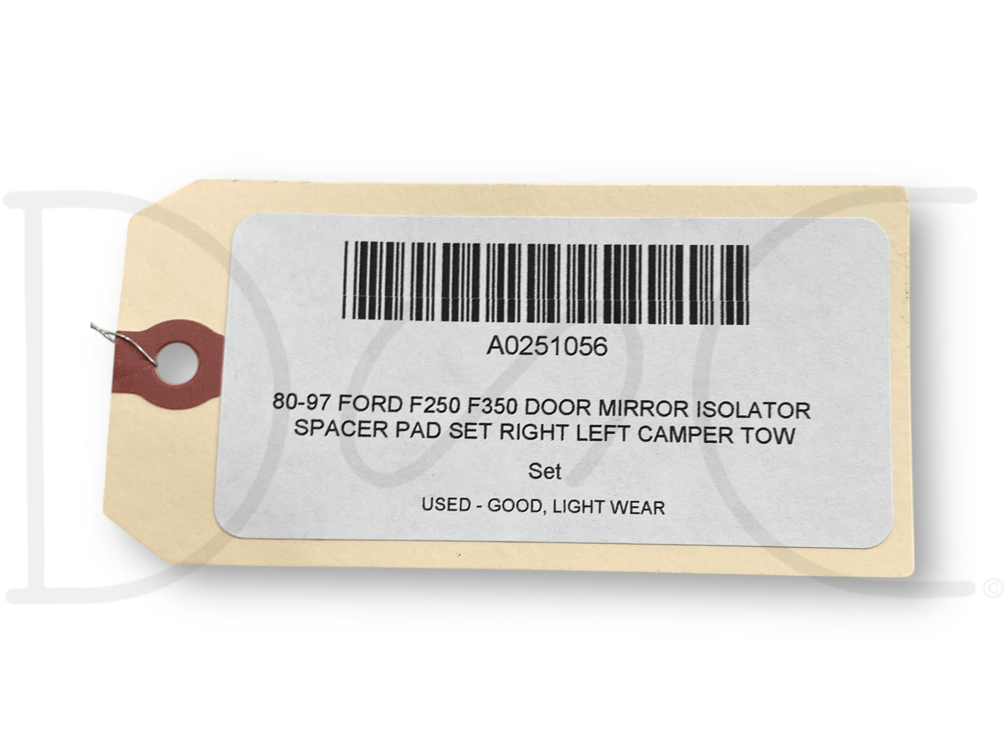 80-97 Ford F250 F350 Door Mirror Isolator Spacer Pad Set Right Left Camper Tow