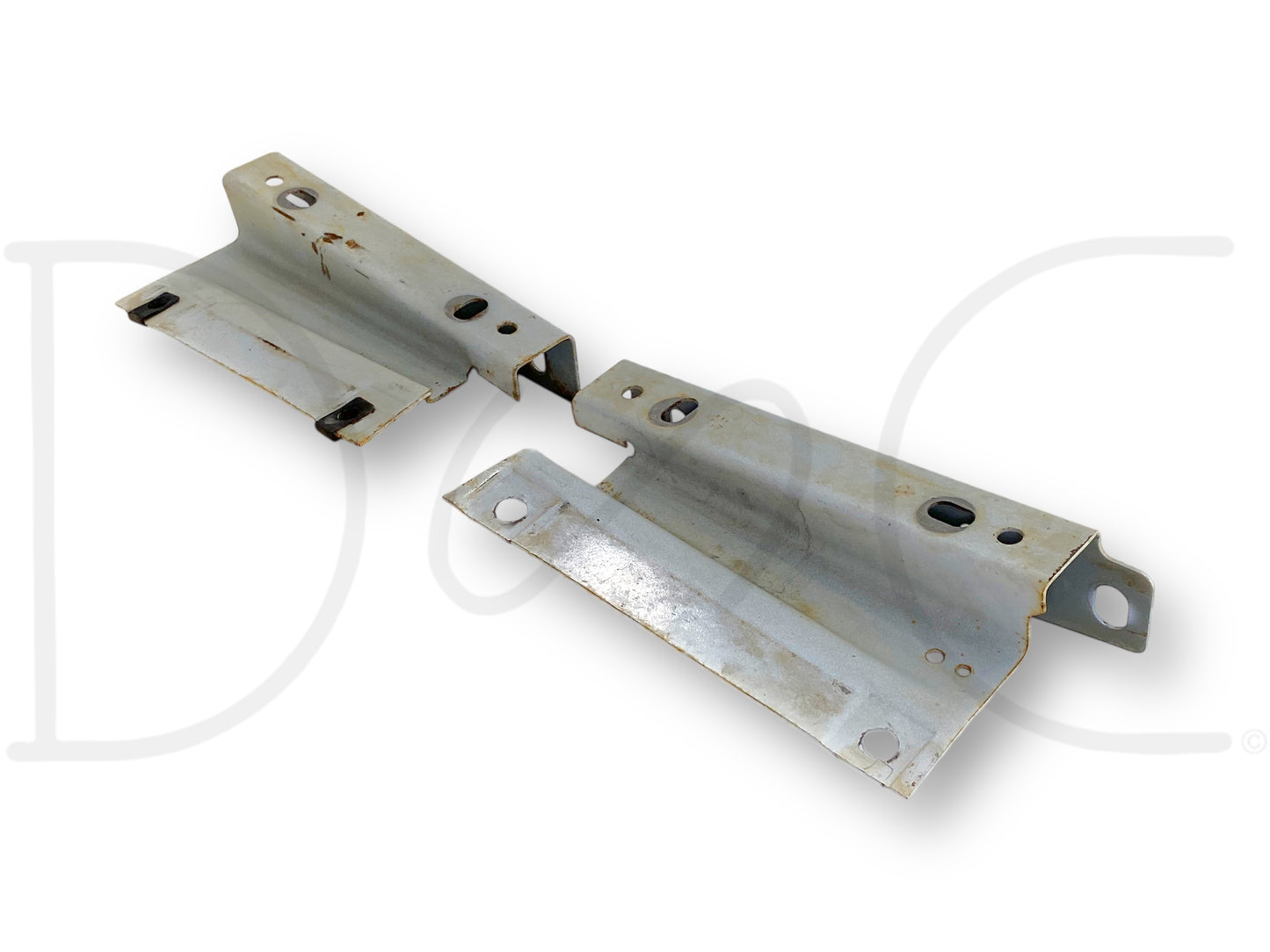 95-97 Ford F250 F350 Diesel Radiator To Core Support Bracket Pair OE Brackets