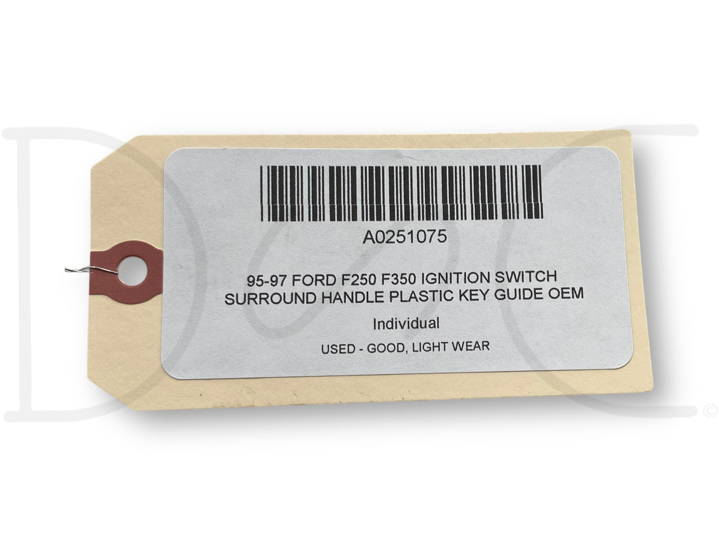 95-97 Ford F250 F350 Ignition Switch Surround Handle Plastic Key Guide OEM