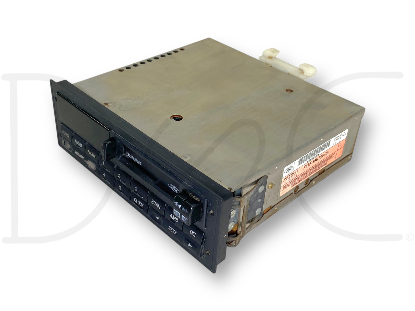 94-97 Ford F250 F350 Radio Head Unit AM/FM Cassette Tape OEM F6Tf-19B132-Ca