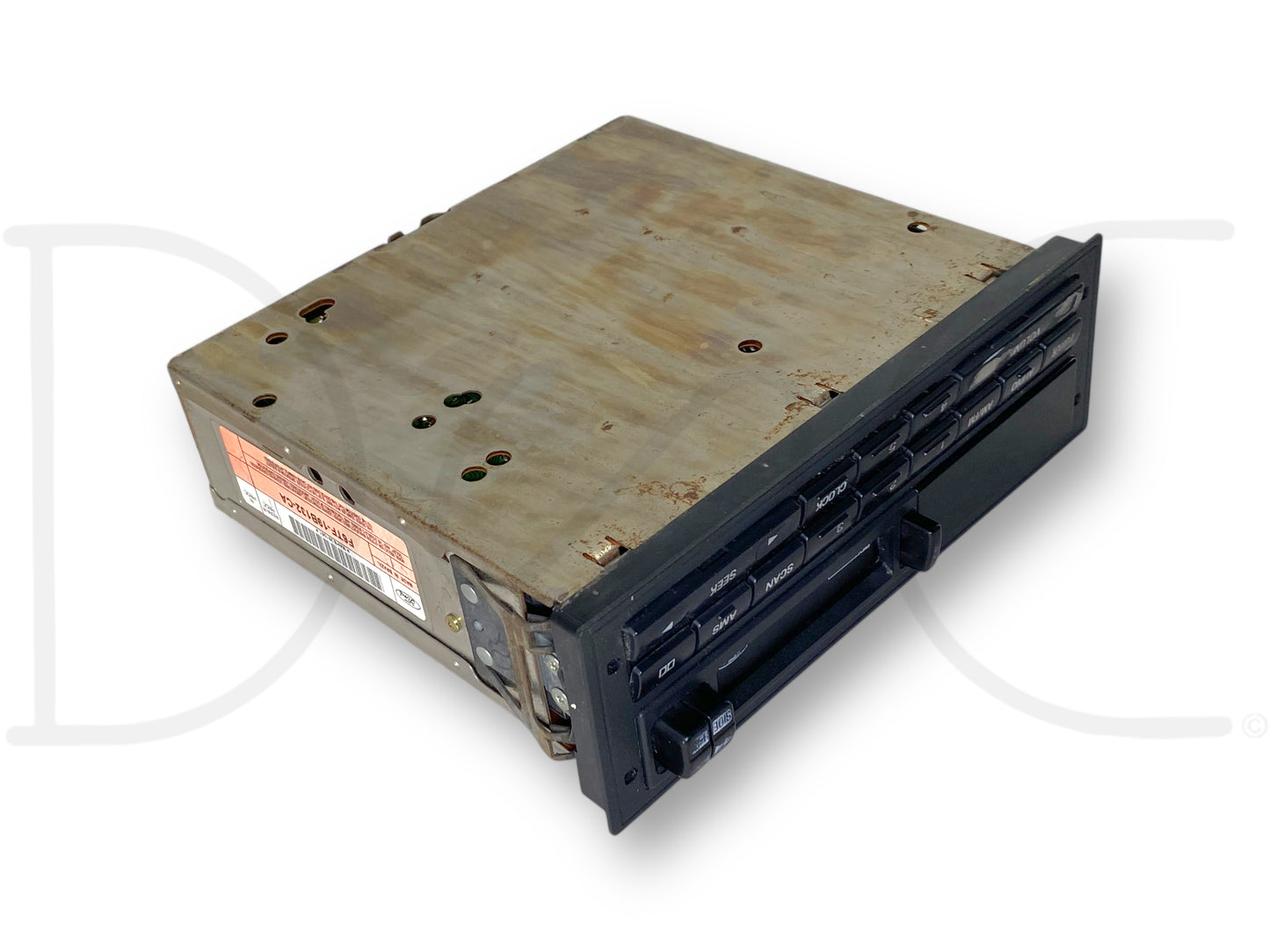 94-97 Ford F250 F350 Radio Head Unit AM/FM Cassette Tape OEM F6Tf-19B132-Ca